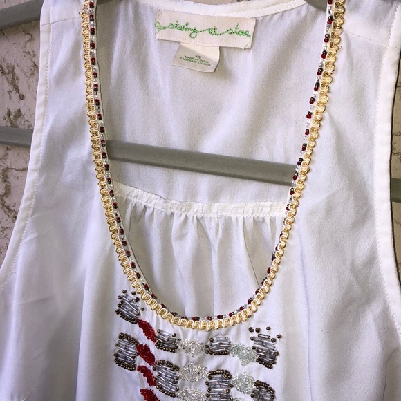 𝙂𝙮𝙥𝙨𝙮 𝙎𝙩𝙮𝙡𝙚 𝘽𝙚𝙖𝙙𝙚𝙙 𝙏𝙖𝙣𝙠 - Picture 3 of 6